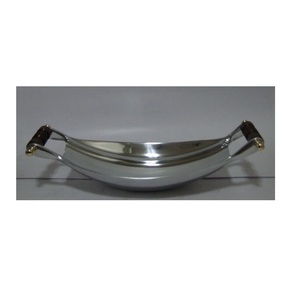 Wholesale Custom Logo Square Metal Aluminum Handle Food Serving <b>Tray</b> Wedding <b>Dinner</b> Charger Plate Decor <b>Tray</b> - Product Image 4