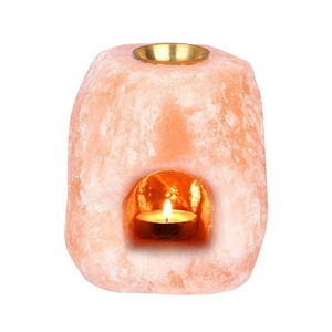 Brûleur à huile de sel de l'Himalaya / Fournisseur direct d'usine 100% naturel Brûleur à huile sculpté à la main à prix avantageux - Product Image 1