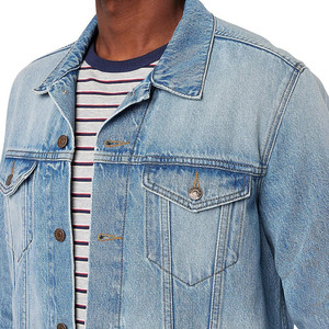 Best-seller Veste en jean qualité supérieure pour homme Vente en ligne confortable et chaude à col montant pour l'hiver - Product Image 3
