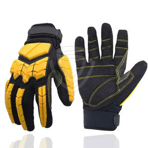 Gants de travail personnalisés résistants aux coupures, légers et de couleur unie - Product Image 4