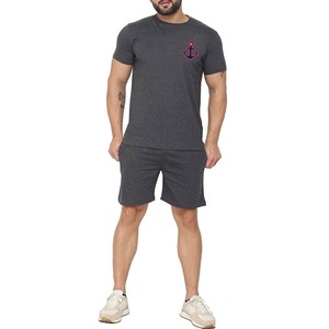 Ensemble de vêtements d'été pour hommes T-shirt à manches courtes et short pour hommes Streetwear décontracté imprimé ensembles de shorts respirants - Product Image 1