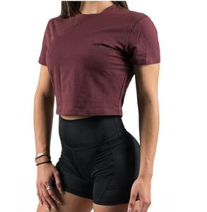 เสื้อยืดคอกลมคอกลมสำหรับใส่ในฤดูร้อนเสื้อตัวสั้นพร้อมบริการ OEM เสื้อยืดคอกลมผ้าคอตตอนออกแบบตามสั่ง - Product Image 3