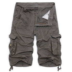 Pantalones cortos Cargo de secado rápido de diseño personalizado para hombre con pantalones cortos multibolsillos para hombre Pantalones cortos de trabajo al aire libre Teñidos lisos y pantalones cortos para hombre - Product Image 1