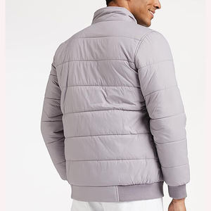 Veste polyester-coton personnalisée pour hommes Veste polyester-coton confortable et respirante à la mode pour l'extérieur, légère - Product Image 3