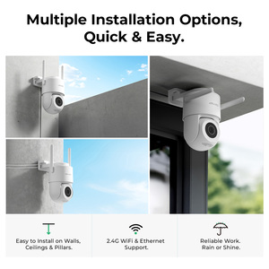 Cámara de Seguridad PTZ para Exteriores con Reflector, Cámara CCTV 2K, Proveedor Directo de Fábrica para Proyectos de Vigilancia - Product Image 4