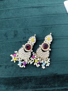 Lujo último diseñador exclusivo diseño de moda Shadow Diamond colección de pendientes para mujeres - Product Image 2