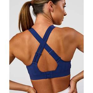 Sujetador Deportivo Acolchado de Talla Grande para Yoga - Azul Medianoche, Ropa Deportiva Ligera para Entrenamiento en el Gimnasio para Mujer - Product Image 2