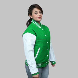 Veste Letterman à manches en cuir et en laine personnalisée de haute qualité meilleure vente de veste universitaire pour homme au prix d'usine - Product Image 6