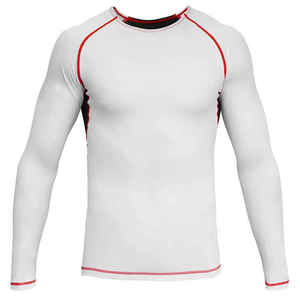 2025 Unisex UPF50 compresión de secado rápido BJJ Rashguard tecnología de sublimación de diseño largo camisa propia OEM transpirable Rush Guard - Product Image 5