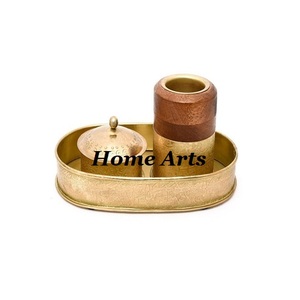 Juego de 2 quemadores Bakhoor de diferentes tamaños Quemador de incienso de madera de forma cuadrada de último diseño para uso en hoteles y restaurantes - Product Image 6