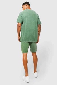 2025 New <b>Men</b> Summer fashion <b>Short</b> <b>set</b> Best Style <b>Top</b> Quality <b>Men</b> acid wash <b>Shorts</b> <b>Set</b> Breathable Regular Size <b>Men's</b> <b>Short</b> <b>Sets</b> - Product Image 2