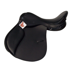Sillín inglés de cuero Premium para montar a caballo, cómodo, duradero y elegante, equipo ecuestre de estilo occidental para entrenamiento - Product Image 1