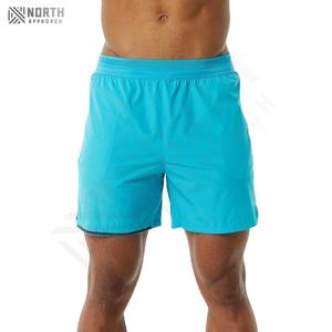 Pantalones Cortos Deportivos Casuales de Poliéster de Secado Rápido para Hombre, Cintura Elástica, para Gimnasio, Tallas Grandes - Product Image 2