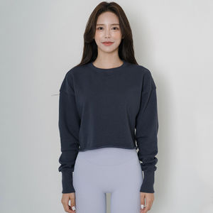 <b>Women's</b> Autumn Winter O-Neck <b>Long</b> Sleeve Top Loose Comfortable Soft Modal <b>Sweatshirt</b> Breathable Casual Sport Outerwear - Product Image 6