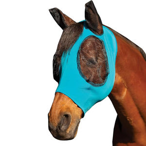 Máscara de mosca de equitación al por mayor con diseño de malla de protección de orejas y nariz para la defensa del sol y de insectos máscara de mosca de equitación - Product Image 5