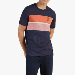 Servicio OEM fabricante de diseño cuello redondo hombres camiseta más tamaño personalizado impreso 100% algodón camisetas - Product Image 3