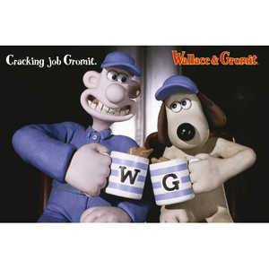 Carte postale Wallace & Gromit La Malédiction du Lapin-élan pour exposition - Product Image 1