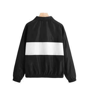 Nouvelle veste coupe-vent pour homme en nylon 100% personnalisée, fermeture éclair intégrale, haute qualité, meilleure qualité, coupe-vent, couleur contrastée - Product Image 2