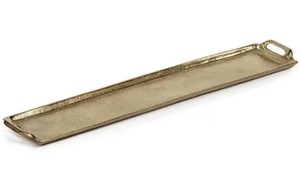 Laiton Antique fabriqué à la main en aluminium nouvelle vanité de service minimale assiettes décoratives fruits Design moderne ustensiles de cuisine plateau en métal - Product Image 2