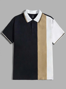 Camiseta Polo de Manga Corta para Hombre, Estilo Urbano, Moda 2024, Camiseta Polo para Hombre - Product Image 5