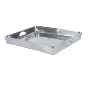 Plateau de service en métal fait à la main pour la maison décorée et les collations et desserts des aliments de l'hôtel pour Caffey et les restaurants utilisent un plateau de service - Product Image 4