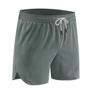 Shorts d'entraînement de gymnastique pour hommes taille élastique solides Shorts d'entraînement de Jogging Yoga Fitness pantalons de survêtement Shorts livraison DDP - Product Image 1