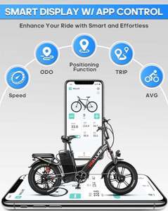 Bicicleta Eléctrica W-Wal_lkes- AWD de Doble Motor para Adultos, Nueva, Certificada UL2849, Batería de 48V 60Ah, 200 Millas de Autonomía, Control por Aplicación - Product Image 3