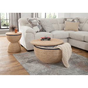 Table d'appoint ronde en jonc de mer fabriquée au Vietnam Matériaux écologiques Meubles de maison Décoration intérieure Vente en gros - Product Image 4