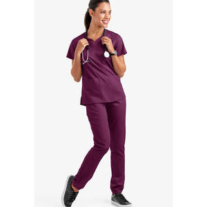 Polyester Spandex Matériel Personnel Féminin Hôpital Médical Vêtements De Travail Scrubs Uniformes Costumes - Product Image 1