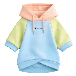 Jelly Bean Colorblock <b>Dog</b> Hoodie Soft Fleece Pet Sweatshirt With Hood Cozy Warm Pullover Winter Wear <b>For</b> Small Medium <b>Dog</b> Indoor - Product Image 4