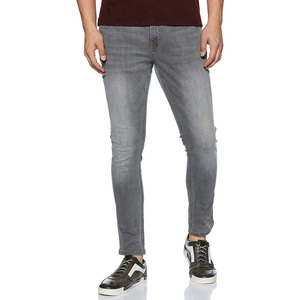 Jeans de Mezclilla Ajustados para Hombre, Estilo Urbano, Personalizables, Desgastados, OEM y ODM, Novedad 2026 - Product Image 6