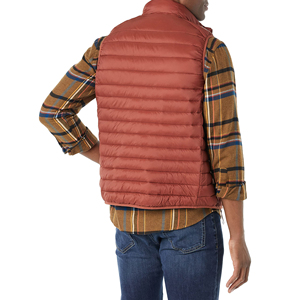 Gilet d'hiver sans manches pour homme, respirant, matelassé, pour l'extérieur, avec deux poches latérales zippées, style décontracté, coupe-vent - Product Image 5