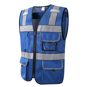 Chaleco de seguridad multifuncional de poliéster 100% de último diseño, reflectante y antiestático, a prueba de agua, a la venta, características antiestáticas - Product Image 1