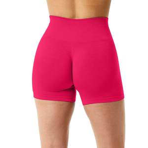 Pantalones cortos cómodos para mujer, levantamiento de glúteos, correr, gimnasio, entrenamiento, pantalones cortos deportivos, nailon, Spandex, Control de barriga, pantalones cortos para mujer - Product Image 1