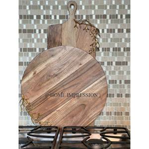 Ustensiles de cuisine en bois massif planche à découper planches à découper fantaisie faites à la main bloc d'ustensiles de cuisine classique le plus vendu pour couper les légumes - Product Image 6