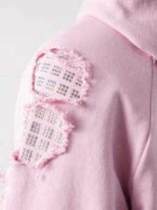 Ensemble de survêtements et sweats à capuche pour homme personnalisés en coton, brodés, avec strass, style streetwear vintage, zippés, délavés à l'acide et effet usé, coupe évasée - Product Image 5