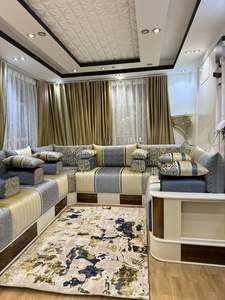 Sofá estilo Majlis árabe, diseño clásico, elegante conjunto para sala de estar, asientos de esquina de lujo, diseño que ahorra espacio - Product Image 4