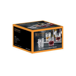 Juego de Vasos de Chupito Nachtmann de Diseño Clásico, 4 Vasos de Vino de Cristal Personalizables de 1.5 oz, Cuadrados y Gruesos para Hoteles, Bares y Servicios de Agua - Product Image 3