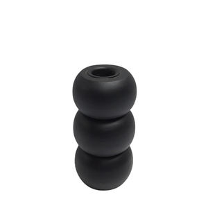 Natural Wood <b>Candle</b> Stand Black & Natural <b>Colour</b> Small Size <b>Candle</b> Display Stand for Home & Table Top Decoration - Product Image 3