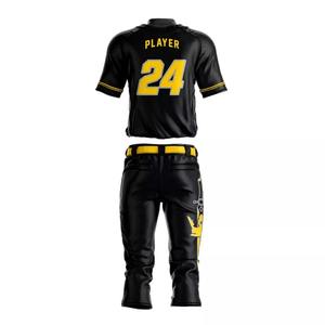 Venta al por mayor uniforme de béisbol de alta calidad personalizado nuevo diseño transpirable uniforme de entrenamiento de béisbol - Product Image 5