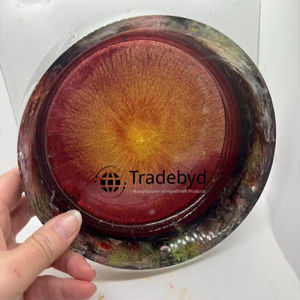 Tazón de resina de estilo bohemio, acento decorativo para el hogar, para interiores terrosos relajados, vajilla natural de Tradebyd - Product Image 2