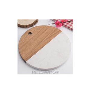 Precio directo de fábrica Tabla de cortar de madera y mármol Logotipo personalizado Tabla de cortar de frutas para el hogar Tamaño personalizado Mejor pulido Hecho a mano - Product Image 6