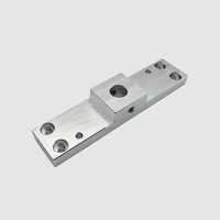Pièces métalliques personnalisées usinées CNC, plaque adaptatrice en aluminium anodisé, OEM