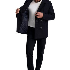 Chaqueta de lana para hombre hecha a medida de gran tamaño más vendida Chaqueta de lana para hombre de precio barato de último diseño - Product Image 5