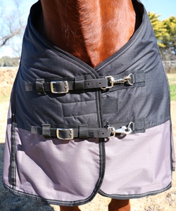 Tapis de cheval imperméable 600D Newmarket Alpine Snug 200 Gram Tapis de participation synthétique pour temps froid fabriqué en Inde - Product Image 2