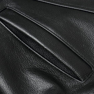 เสื้อแจ็คเก็ตหนังแท้สำหรับผู้ชายเสื้อผ้าผู้ชายเสื้อแจ็คเก็ตหนังวัวแท้สำหรับผู้ใหญ่ - Product Image 5