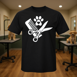 Camiseta a juego para el personal futuro de peluquería canina, para hombres y mujeres, para amantes y dueños de perros - Product Image 3