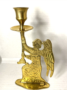 Haute vente en laiton massif ange bougeoir Design Unique décor de table et maison salon article décoratif à vendre - Product Image 4