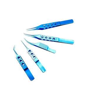 Pinces angulaires à cran en titane de qualité supérieure, instruments chirurgicaux ophtalmiques de haute qualité, pointe à cran de 0,1 mm, outils de microchirurgie, 11 cm - Product Image 6