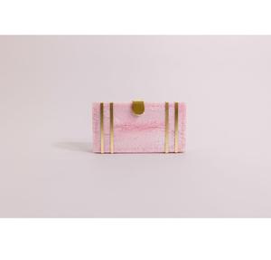 Womens Resin <b>Box</b> Clutch | Luxury Party, <b>Bridal</b> & Cocktail Purse - Product Image 1